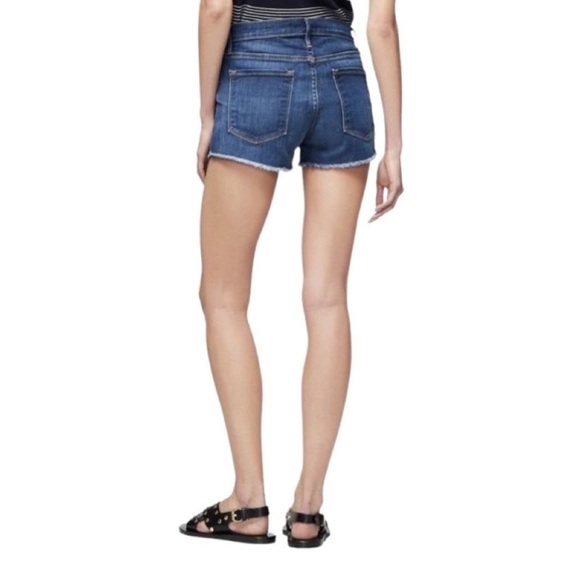 FRAME Le Cut Off Denim Jean Shorts in Williams - Picture 4 of 10